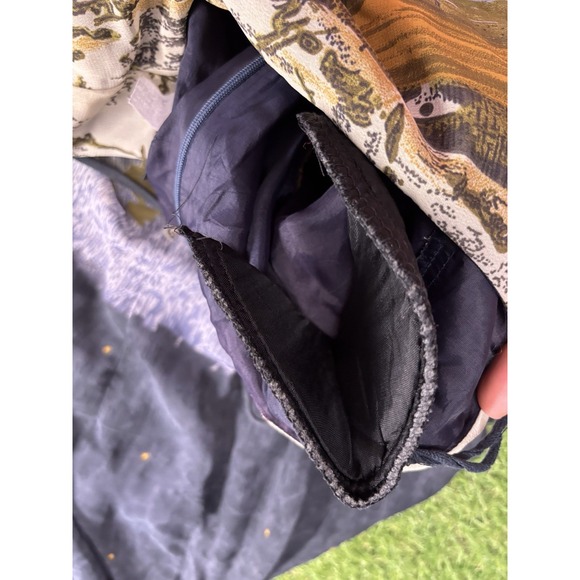 Vintage Michael Blair Dress Womens Size 10 M Dip Dye Color Block Western Yellow - Picture 10 of 13